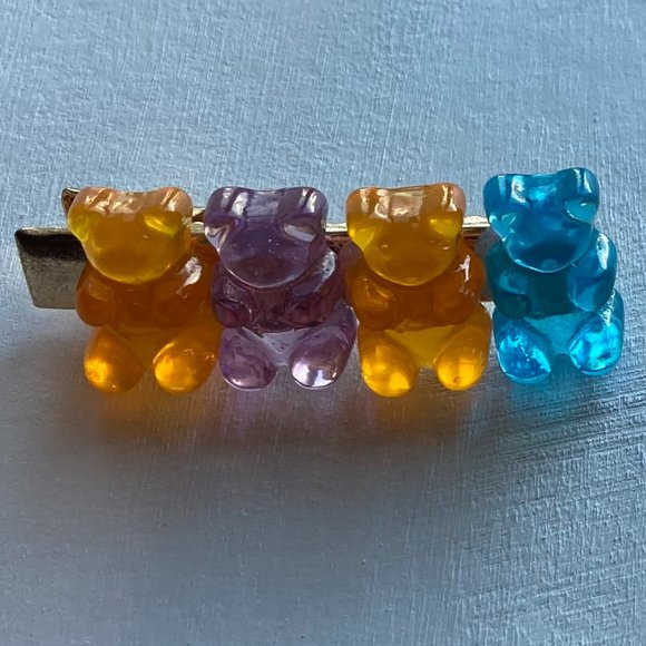 Gummy bear hair clips - Picture 3 of 4